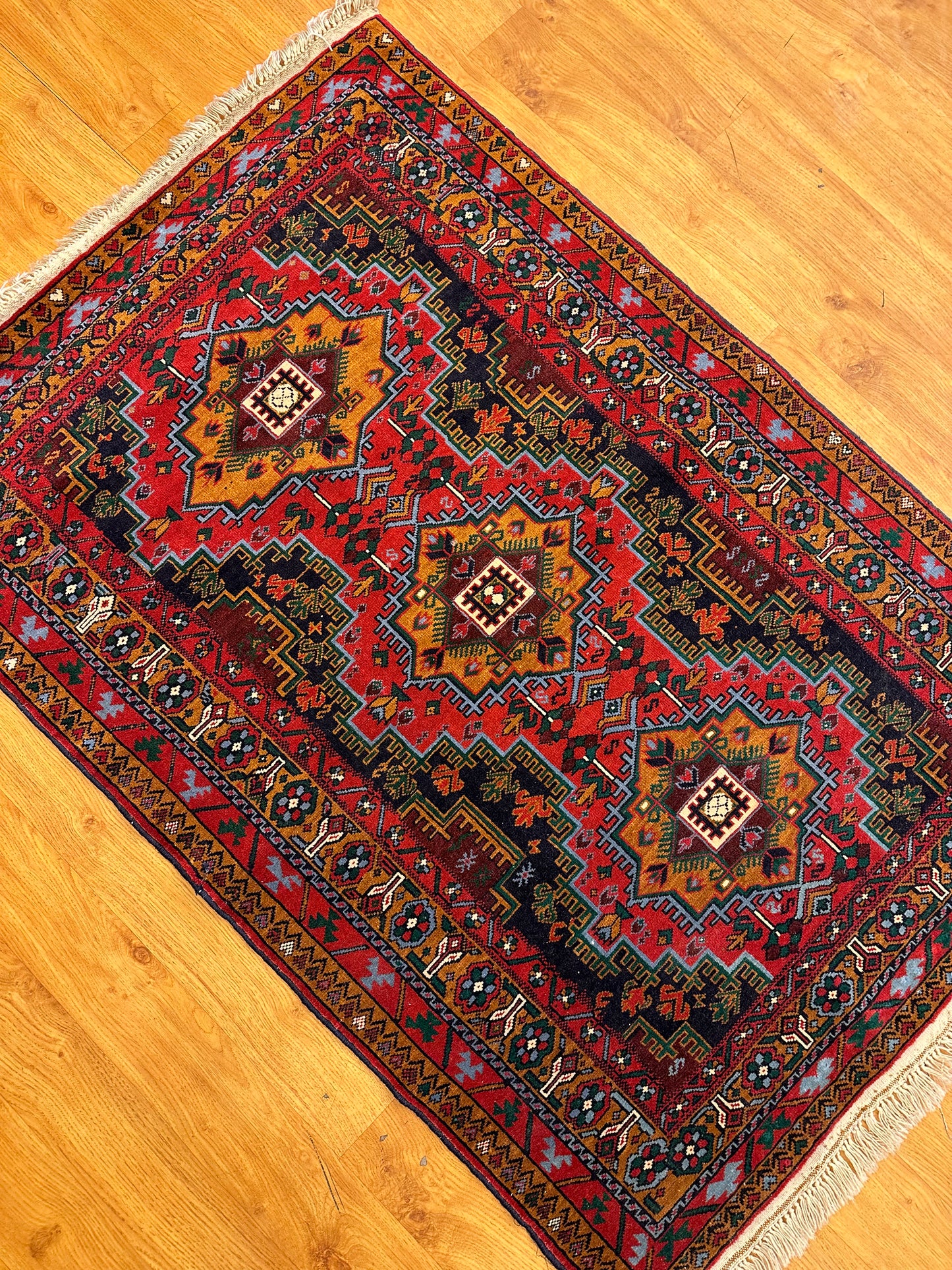 3x5 FT Ruh Wool Rug ArtAsiaHandicrafts