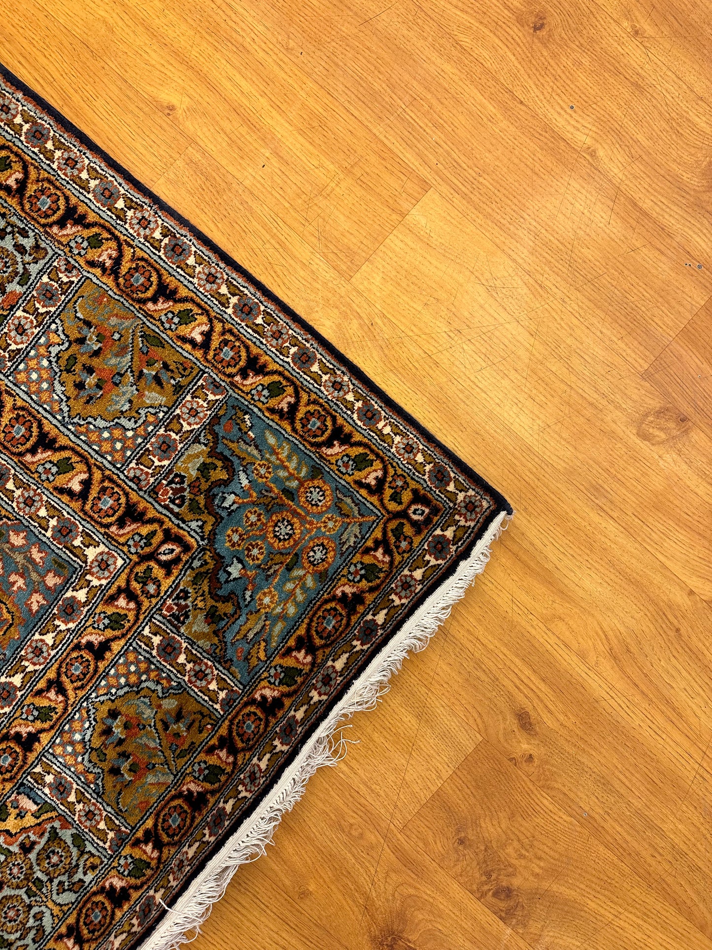 6x4 FT Hamdaan Silk Cotton Carpet ArtAsiaHandicrafts