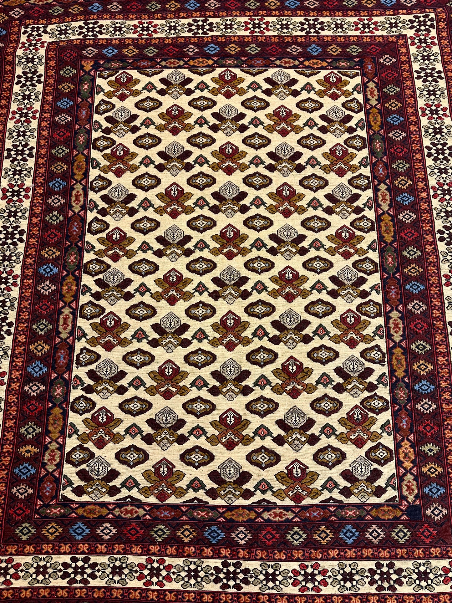 6x4 FT Wool Kilim ArtAsiaHandicrafts