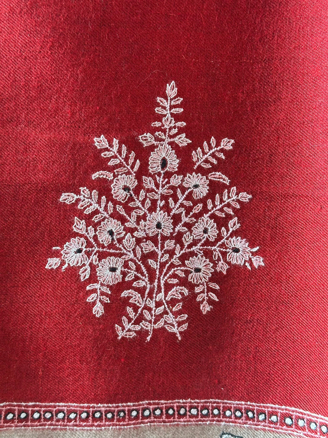 INDIAN COUTURE WEAR DOUBLE DYED PASHMINA SHAWL