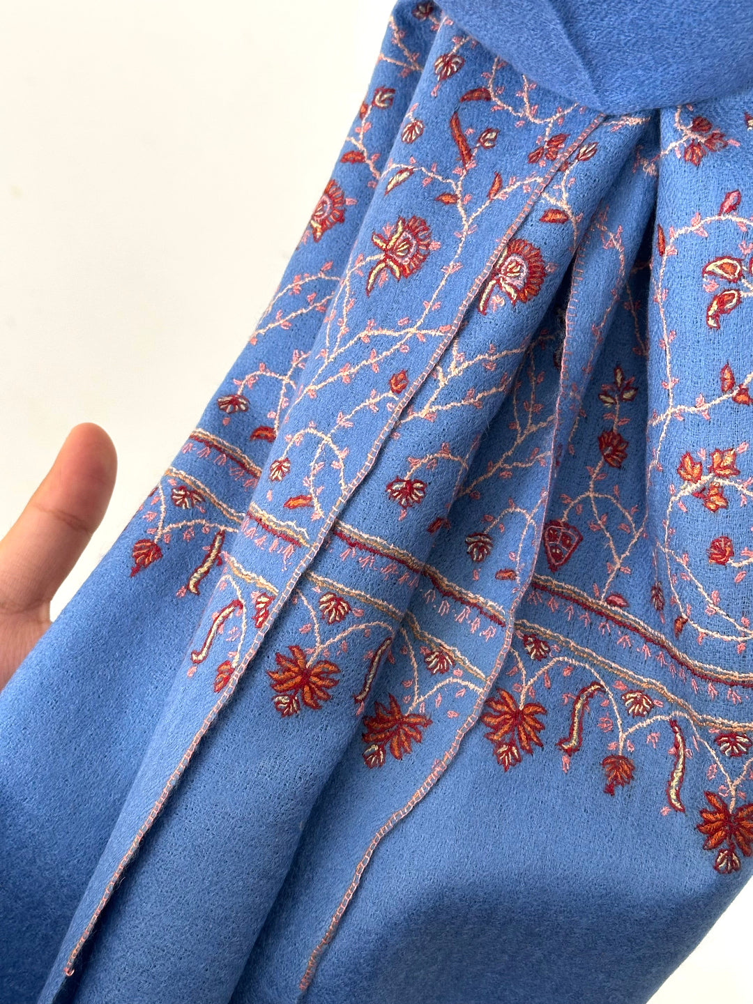 Cornflower Blue Pashmina Scarf