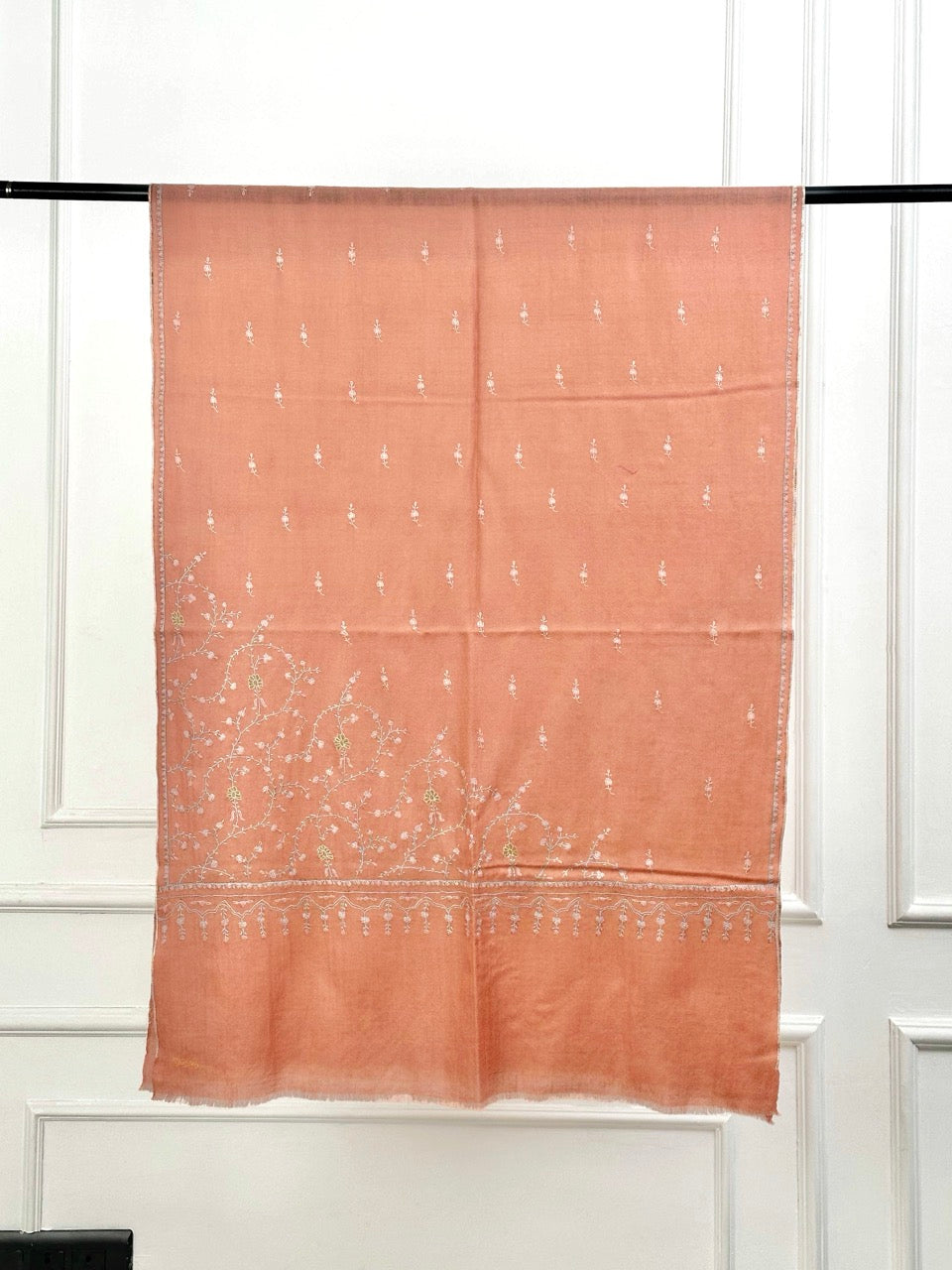 HANDMADE PINK SCARF STYLE PURE PASHMINA