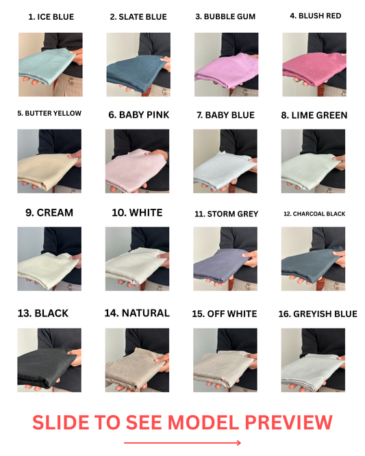 PLAIN PASHMINA WEAR COLOUR STOLE