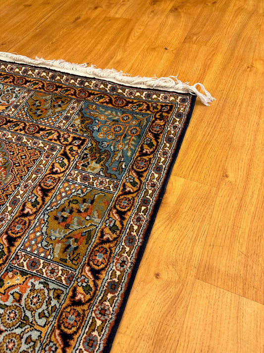 6x4 FT Hamdaan Silk Cotton Carpet ArtAsiaHandicrafts