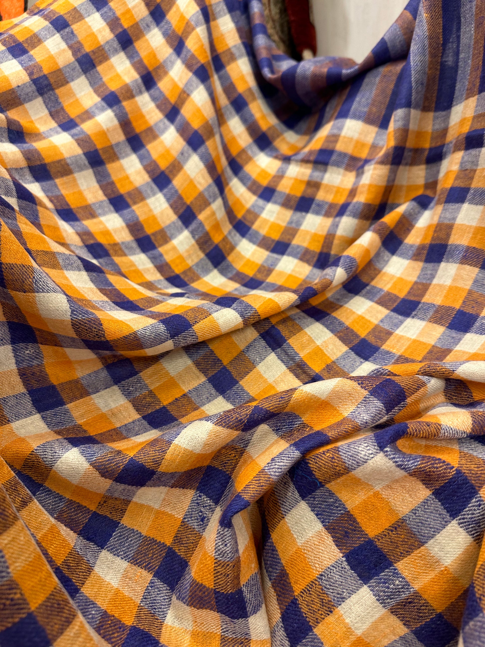 Check Pashmina Shawl ArtAsiaHandicrafts