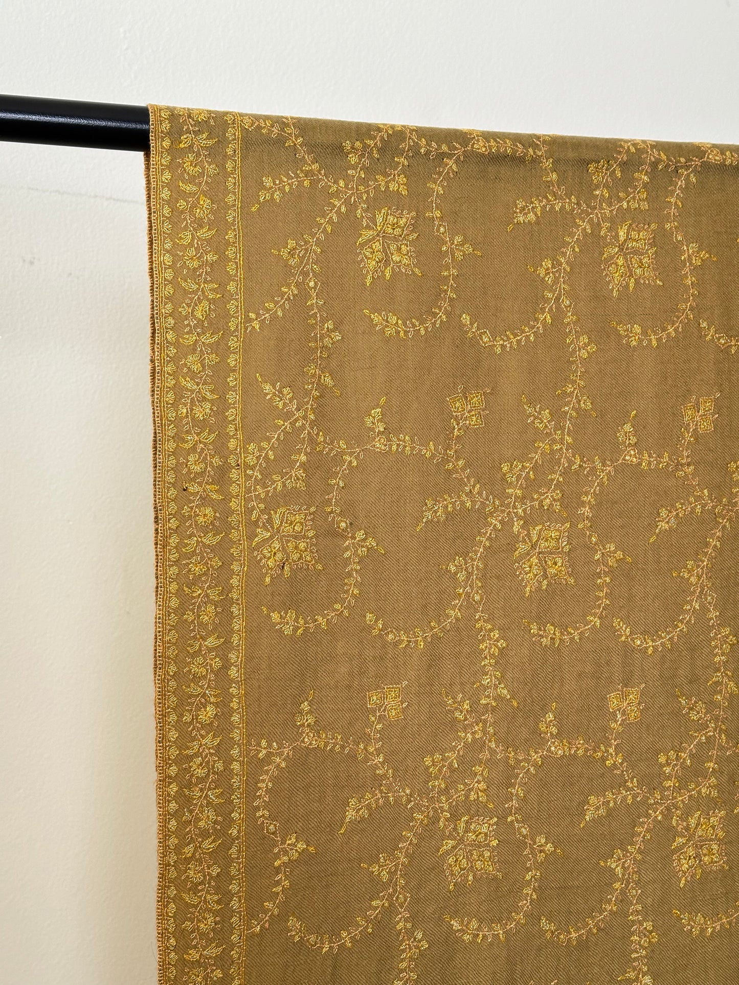 Sandy Taupe Pashmina Shawl