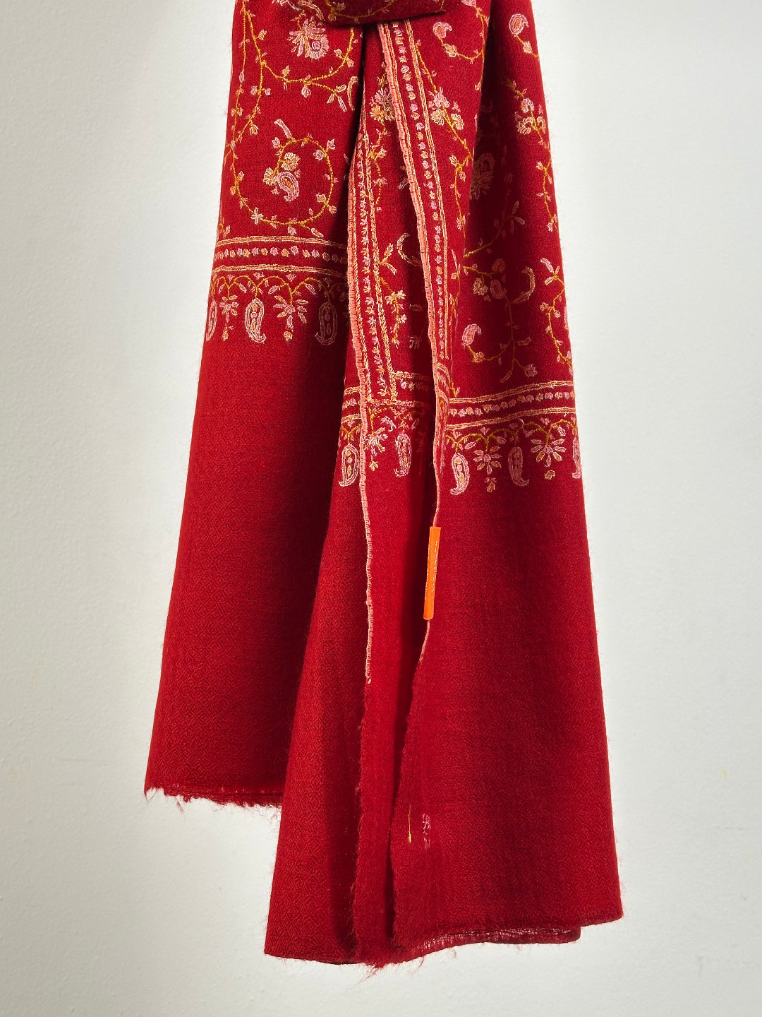 Indian Red Pashmina Scarf