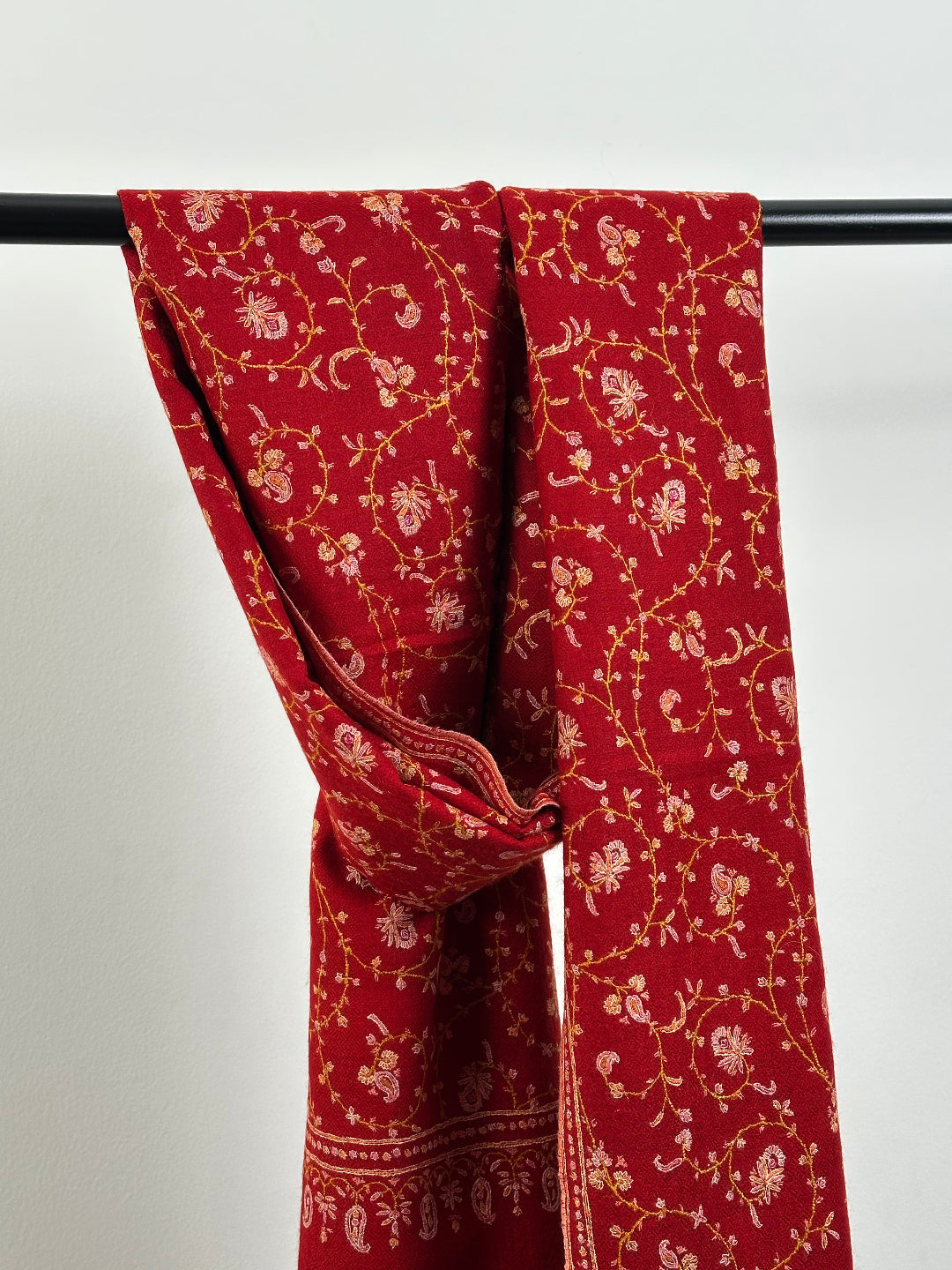 Indian Red Pashmina Scarf