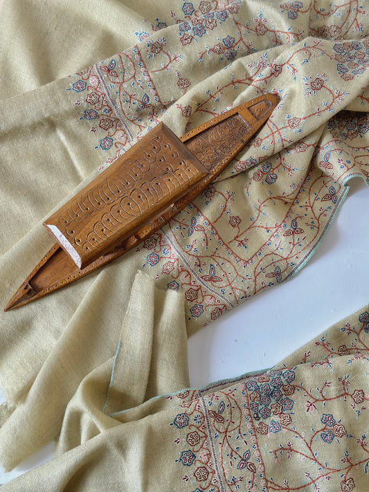 Lemon Jaal Pashmina Shawl ArtAsiaHandicrafts