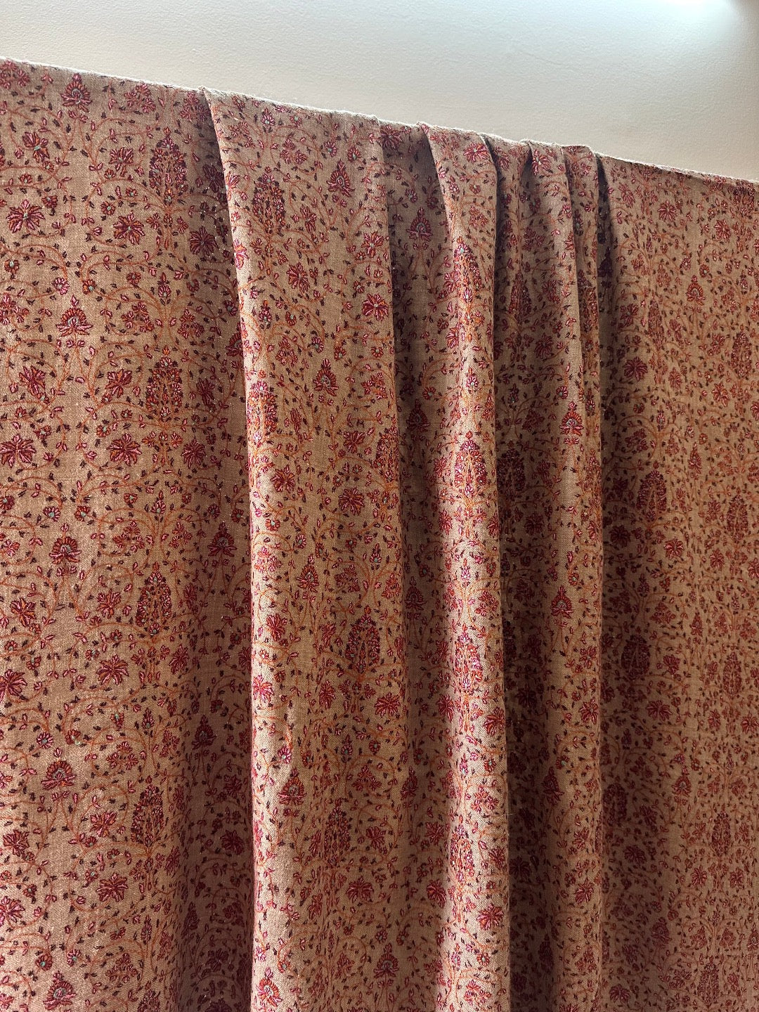 Natural Jaal Sozni Pashmina Shawl ArtAsiaHandicrafts