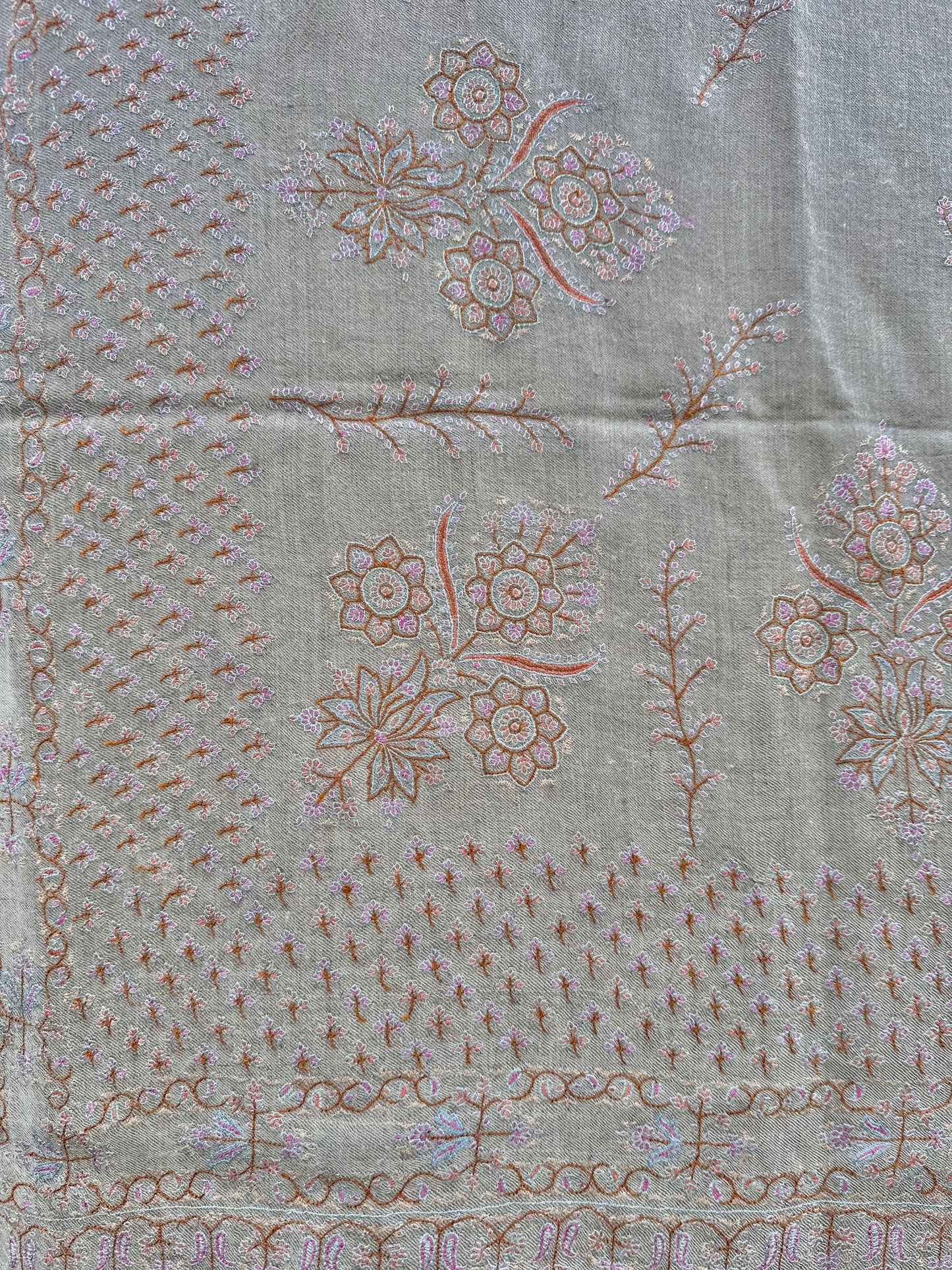 Natural Sozni Pashmina Shawl ArtAsiaHandicrafts