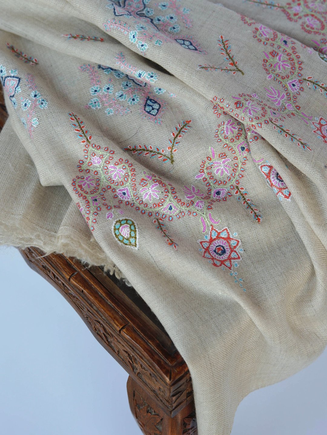 Natural Designer Pashmina Shawl