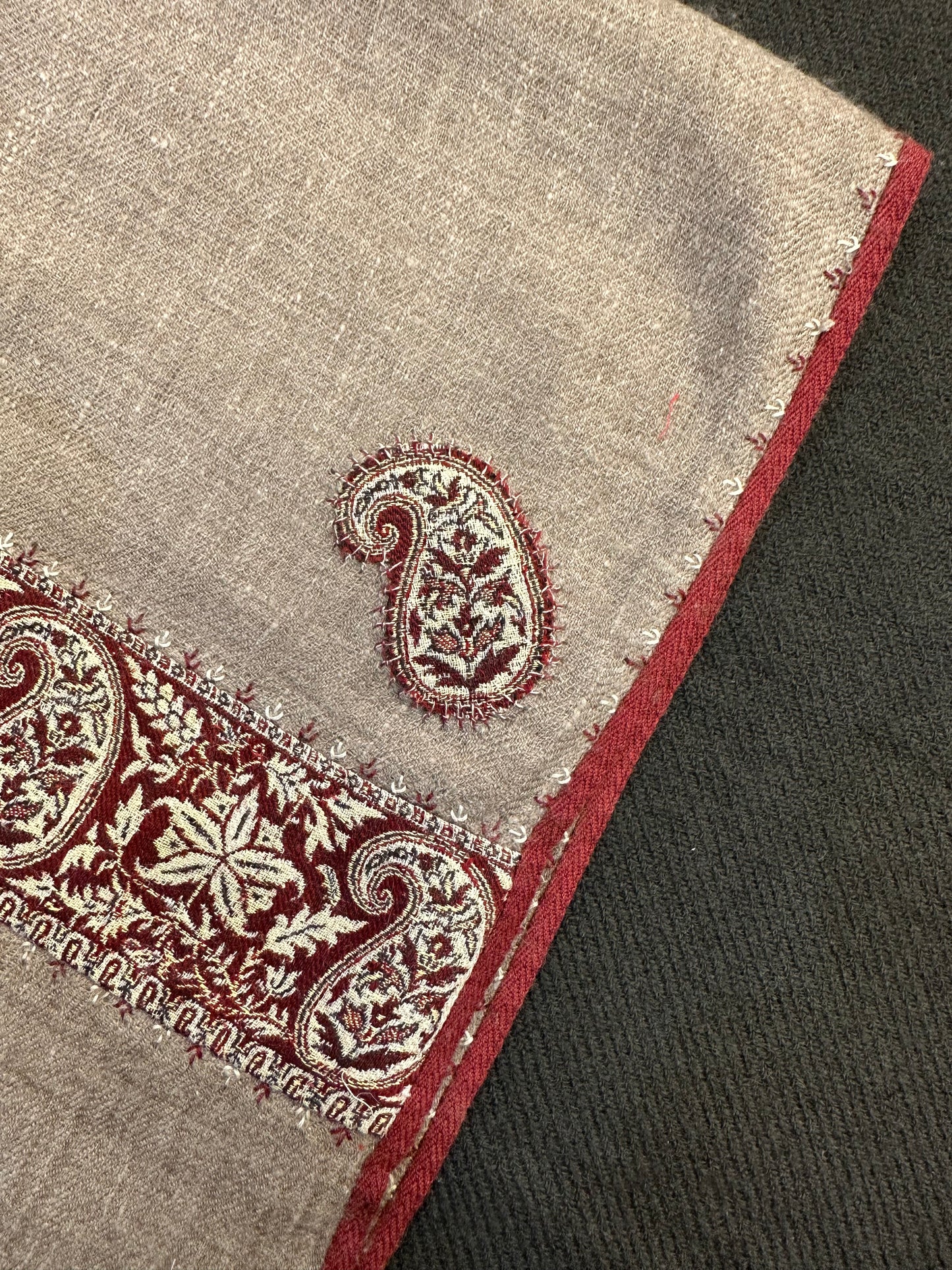 Zati Patch Pashmina Scarf ArtAsiaHandicrafts
