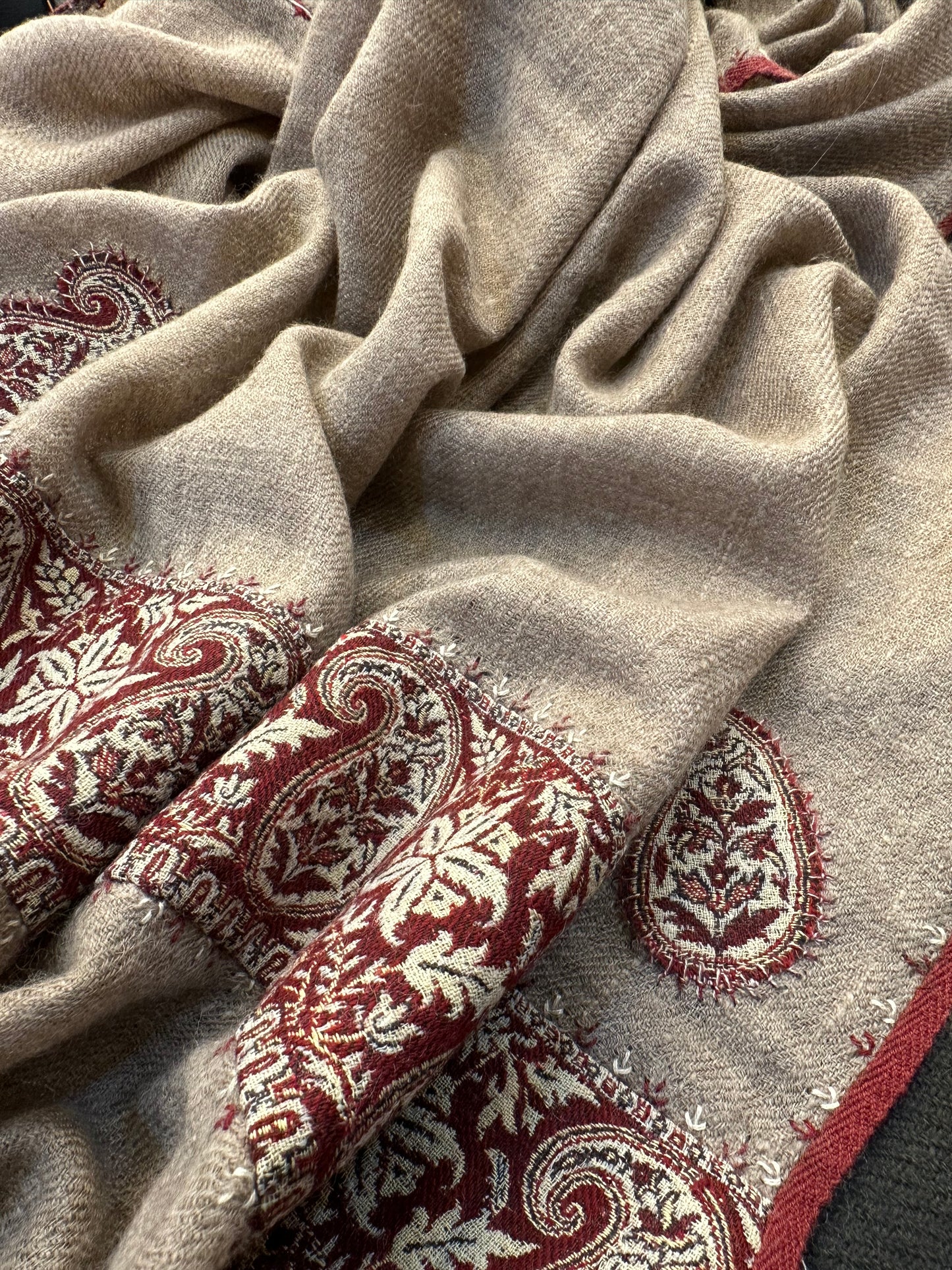 Zati Patch Pashmina Scarf ArtAsiaHandicrafts