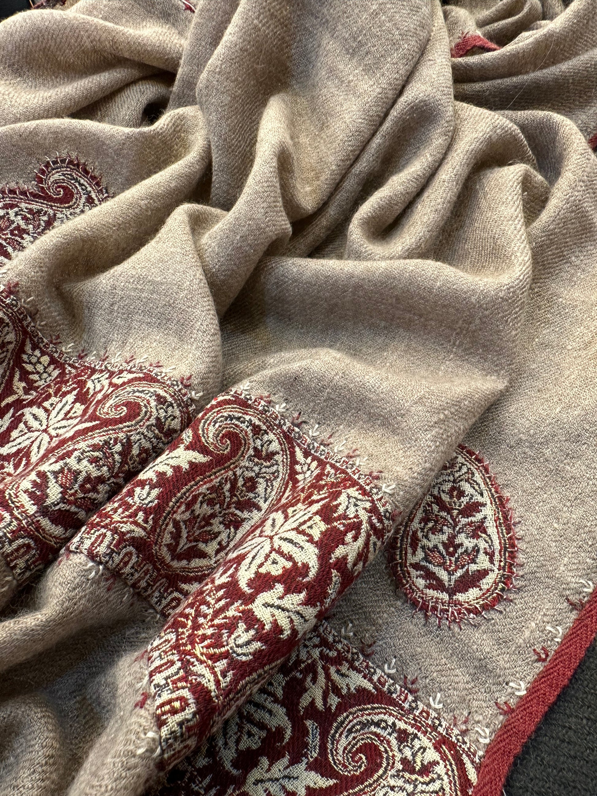 Zati Patch Pashmina Scarf ArtAsiaHandicrafts
