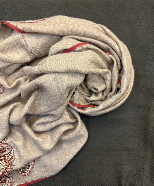 Zati Patch Pashmina Scarf ArtAsiaHandicrafts