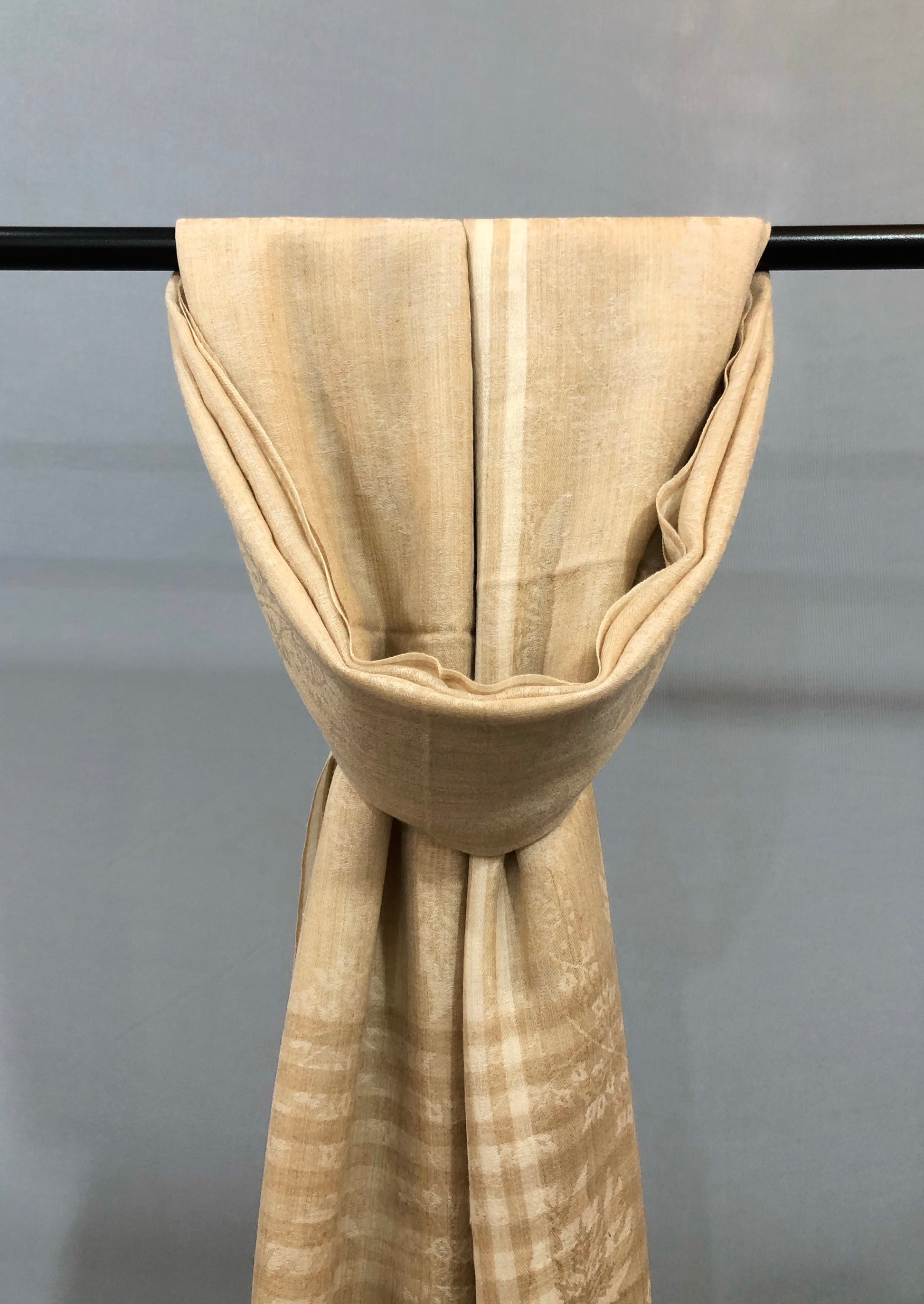 Ivory Solid Pashmina Shawl ArtAsiaHandicrafts