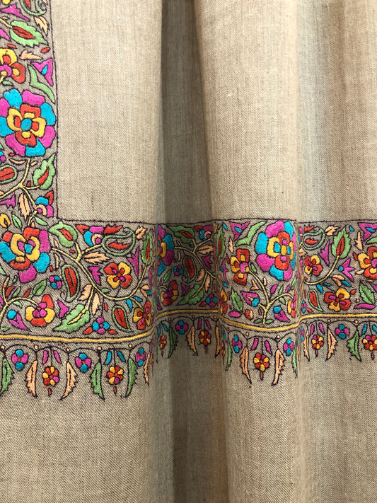 Natural Paper Mache Doardaar Shawl ArtAsiaHandicrafts